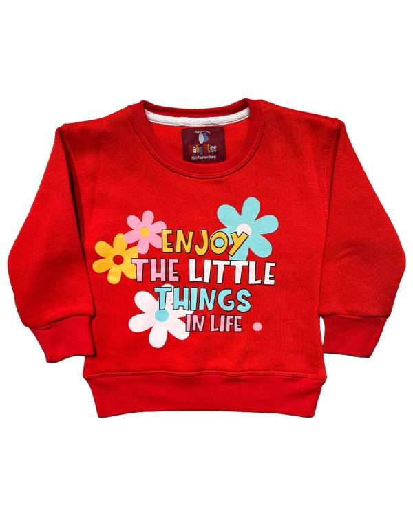 Girls Fleece Sweat Shirt