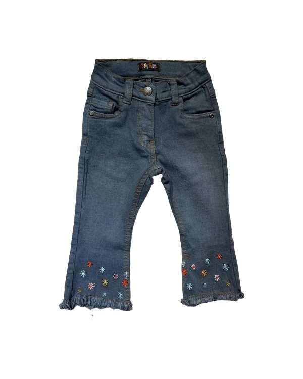 Girls Denim Pant - Blue - Image 2